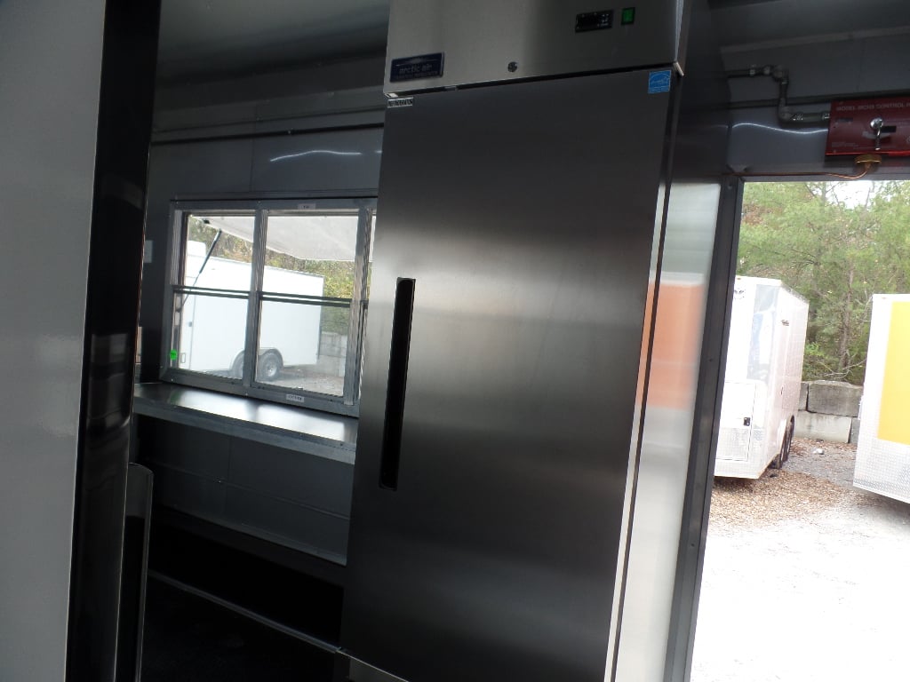 8.5' x 20' Light Pewter Concession Food Trailer With Appliances