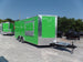 Concession Trailer 8.5' x 18' Lime Green Food Event Catering