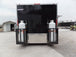 8.5' x 16' Black Catering Concession Food Trailer With Appliances