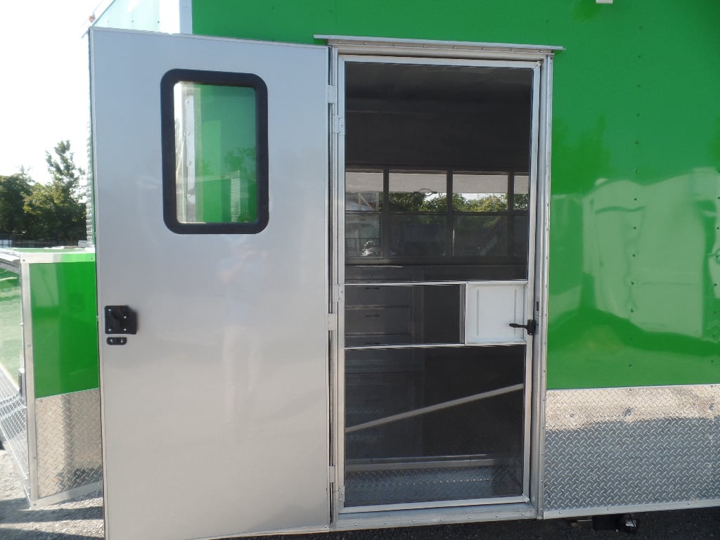 8.5' x 24' Concession Trailer Food Electric Green Event Catering