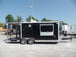 8.5' x 20' Concession Food Trailer Black BBQ Event Catering