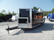 8.5' x 20' Concession Food Trailer Black BBQ Event Catering