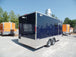 8.5' x 18' Concession Food Trailer Indigo Blue Event Catering