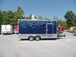 8.5' x 18' Concession Food Trailer Indigo Blue Event Catering