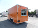 Concession Trailer 8.5' x 16' Orange Food Event Catering