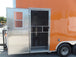 Concession Trailer 8.5' x 16' Orange Food Event Catering