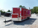 8.5' x 16' Concession Food Trailer Red Event Catering