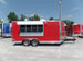 8.5' x 16' Concession Food Trailer Red Event Catering