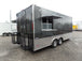 8.5' x 20' Charcoal Grey Vending Concession Food Trailer