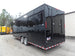 8.5' x 34' Black Goose Neck Concession Food Trailer