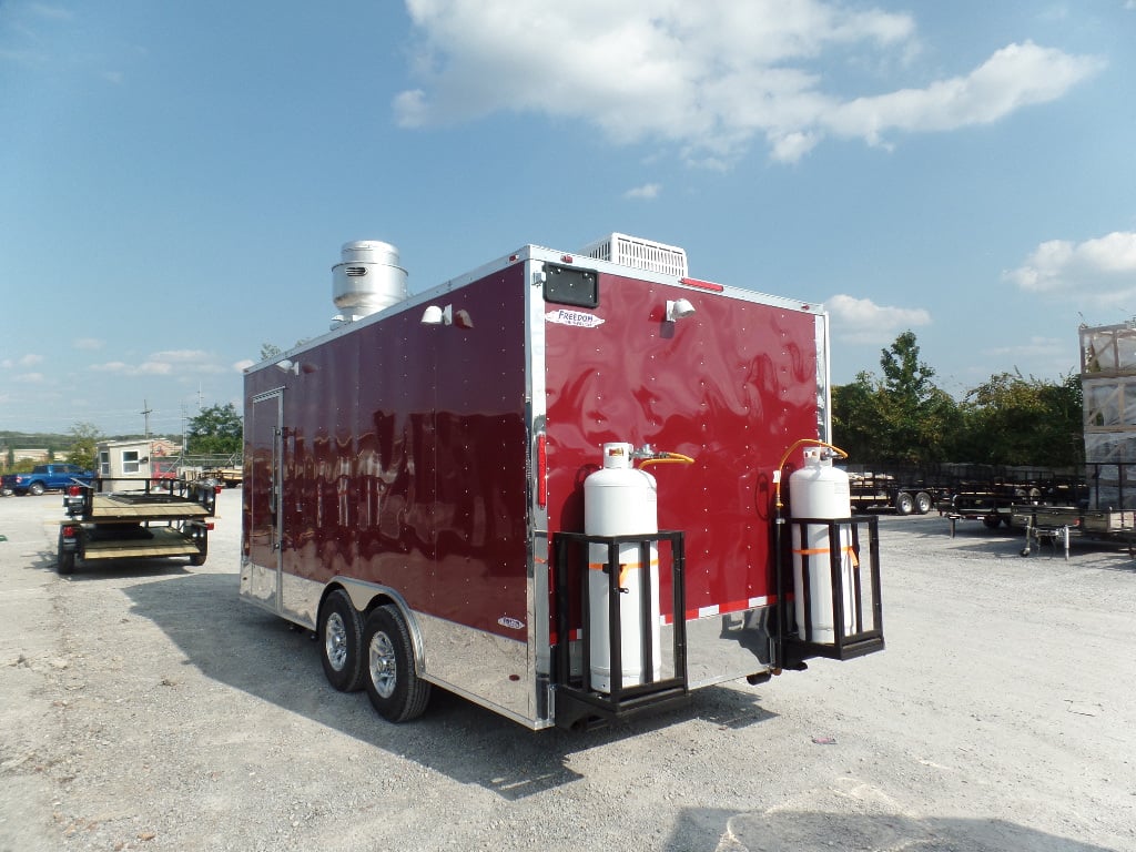 8.5' x 18' Concession Food Trailer Brandy Wine With Appliances