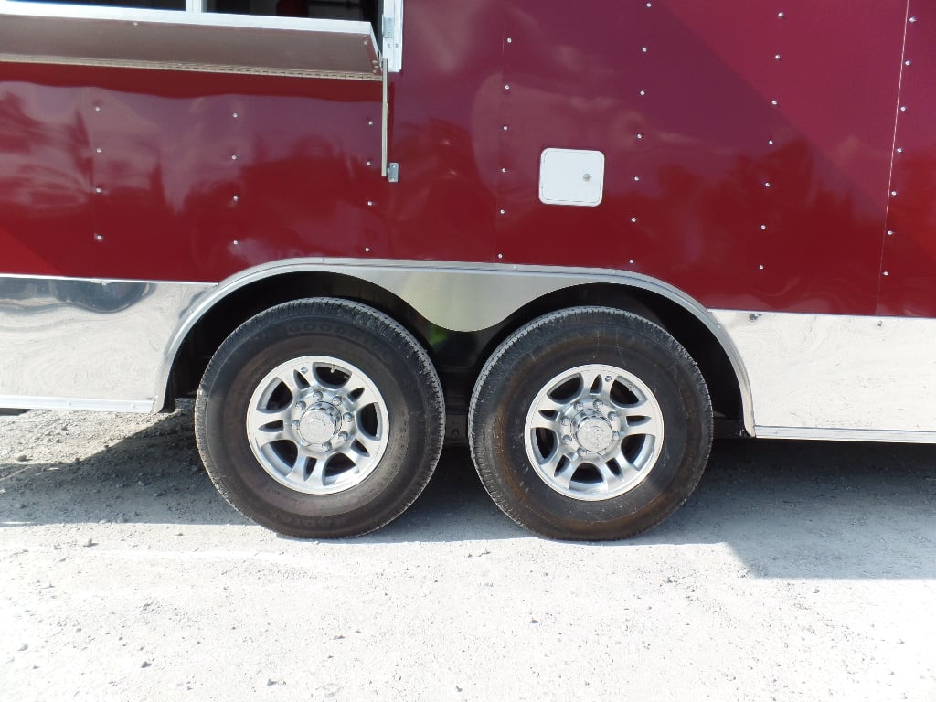 8.5' x 18' Concession Food Trailer Brandy Wine With Appliances