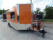 8.5' x 20' Concession Trailer Food Orange Event Catering