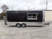 8.5' x 20' Black Concession Food Trailer