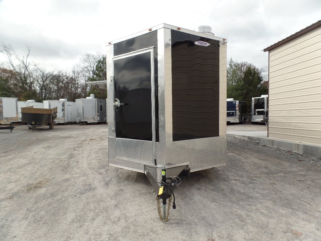 8.5' x 20' Black Concession Food Trailer