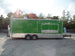 8.5' x 24' Concession Food Trailer Electric Green With Appliances