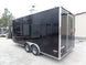 8.5' x 18' Black Concession Food Trailer
