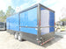 8.5' x 22' Cobalt Blue Porch Style Concession Food Trailer