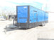 8.5' x 22' Cobalt Blue Porch Style Concession Food Trailer