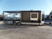 8.5' x 24' Black Porch Style Concession Food Trailer With Appliances