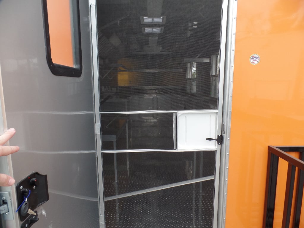 Concession Trailer 8.5' x 20' Orange Food Event Catering