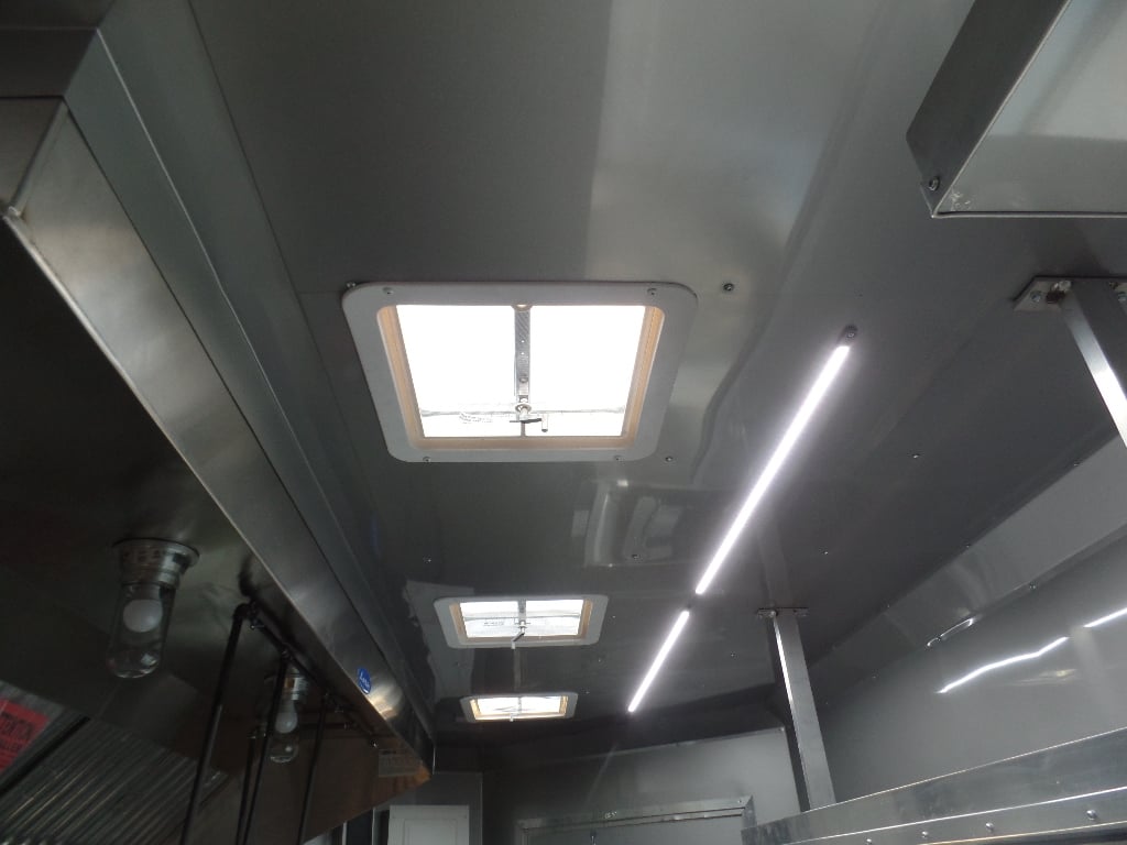 8.5' x 20' Black Concession Food Trailer With Appliances