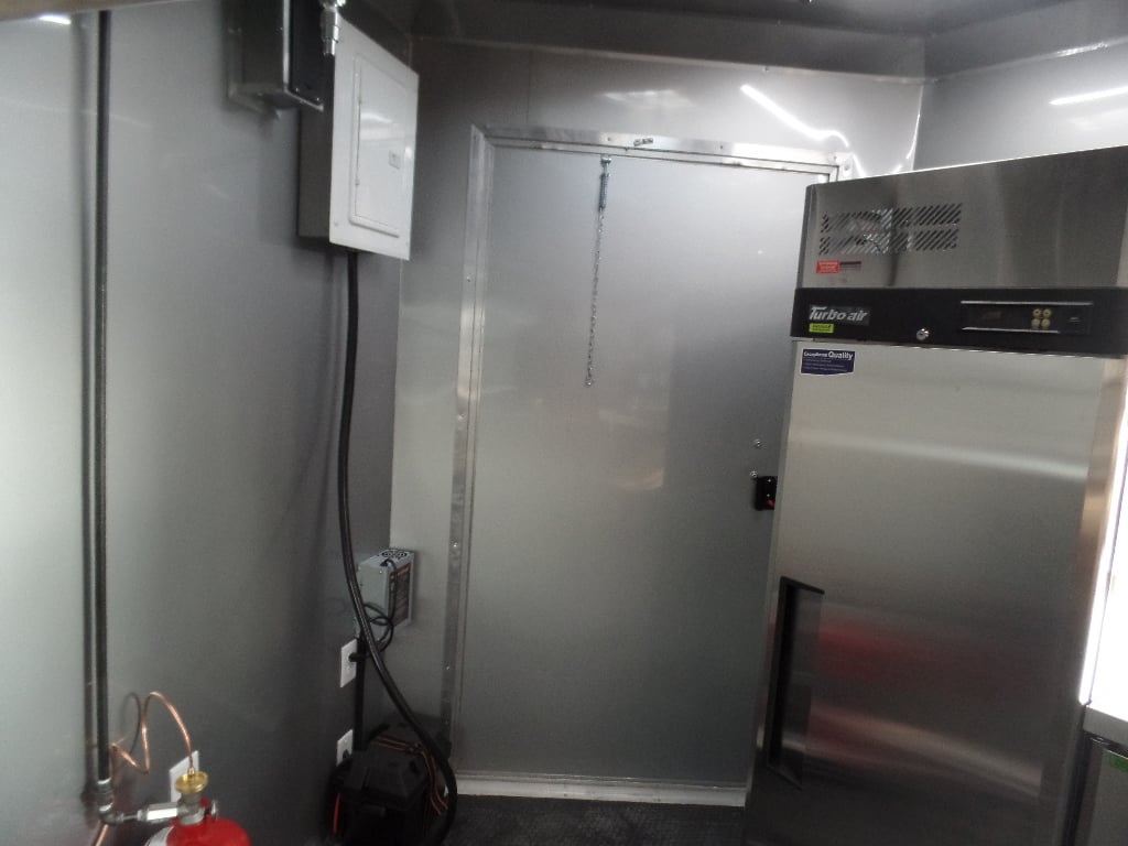 8.5' x 20' Black Concession Food Trailer With Appliances