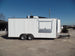 8.5' x 20' White Concession Food Trailer With Appliances