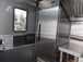 8.5' x 18' Black Concession Food Trailer With Appliances