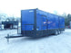 8.5' x 22' Cobalt Blue Porch Style Concession Food Trailer With Appliances