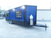 8.5' x 22' Cobalt Blue Porch Style Concession Food Trailer With Appliances