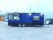 8.5' x 22' Cobalt Blue Porch Style Concession Food Trailer With Appliances