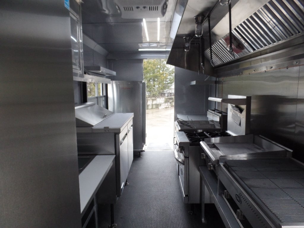 8.5' x 20' Charcoal Grey Concession Food Trailer With Appliances