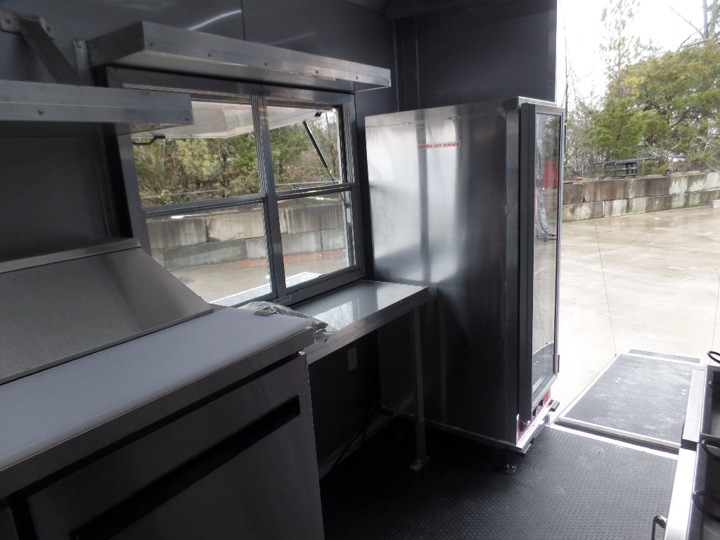 8.5' x 20' Charcoal Grey Concession Food Trailer With Appliances