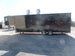 8.5' x 34' Black Goose Neck Concession Food Trailer With Appliances