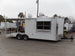 8.5' x 22' Concessions Food White BBQ Event Trailer