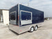 8.5' x 18' Indigo Blue Flat Nose Concession Trailer