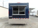 8.5' x 18' Indigo Blue Flat Nose Concession Trailer