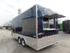 8.5' x 18' Indigo Blue Flat Nose Concession Trailer