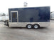 8.5' x 18' Indigo Blue Flat Nose Concession Trailer