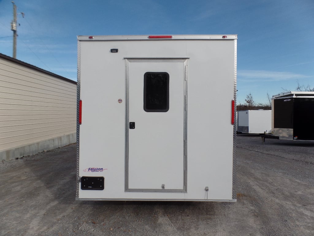 8.5' x 24' White Coffee Concession Food Trailer With Appliances