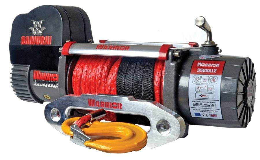 DK2 95SDA12 SAMURAI 9500 SHORT DRUM ELECTRIC WINCH - SYNTHETIC