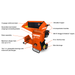 Echo SC-3013 Professional Grade Chipper Shredder 306cc Briggs