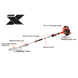 Echo SHC - 2620S X - Series 42" Gas Powered Hedge Trimmer 25.4cc - SLE Equipment - 3