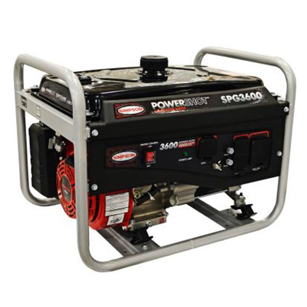 Simpson Portable Generator SPG3600 3600 watt 224cc