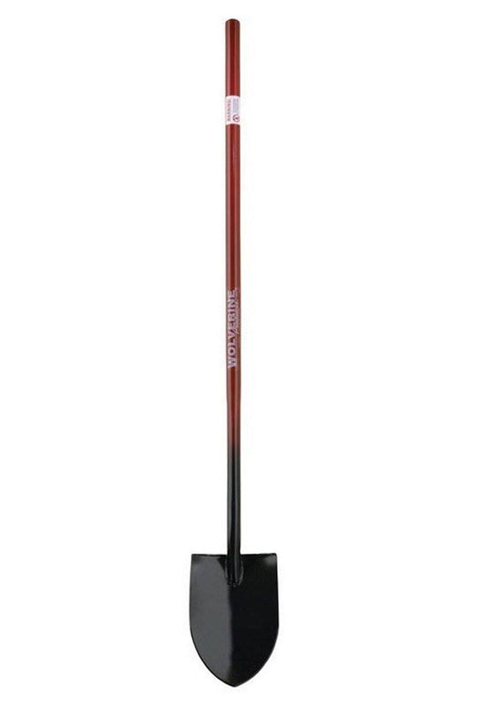 Wolverine SL600 Round Point Shovel 48" Steel Handle