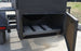 5x8 side wood storage smoker trailer