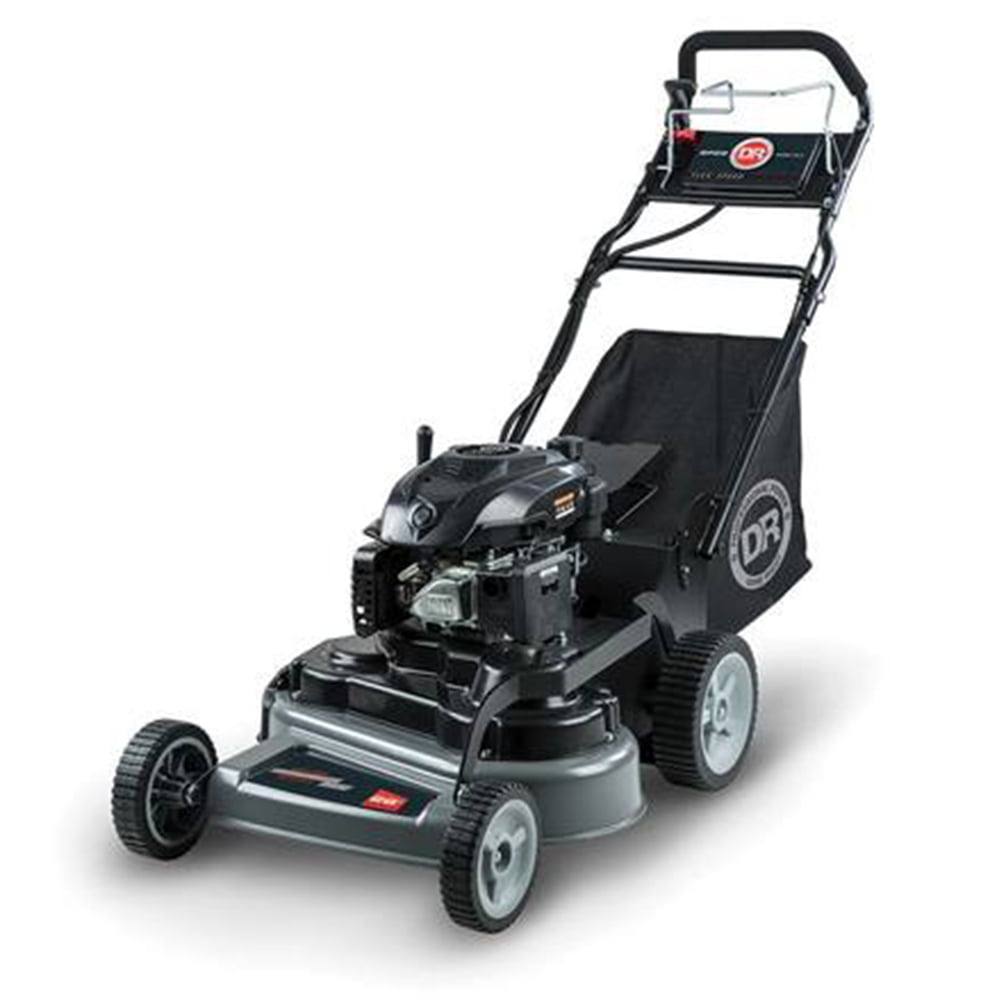 DR Power WM13026DEN 26" Self Propelled Lawn Mower Front Right View