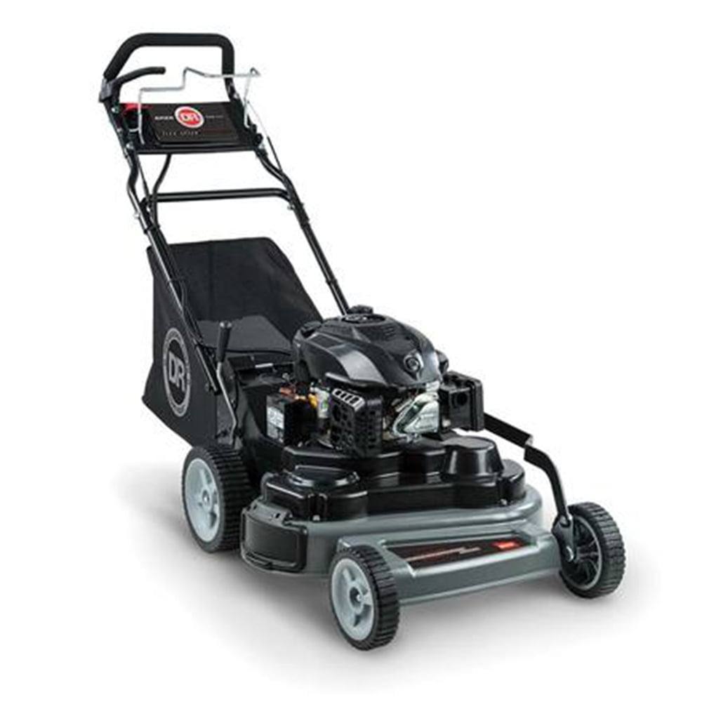 DR Power WM13026DEN 26" Self Propelled Lawn Mower Front Right View