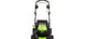Greenworks LME457 Self Propelled 21" Lawn Mower 48/24V